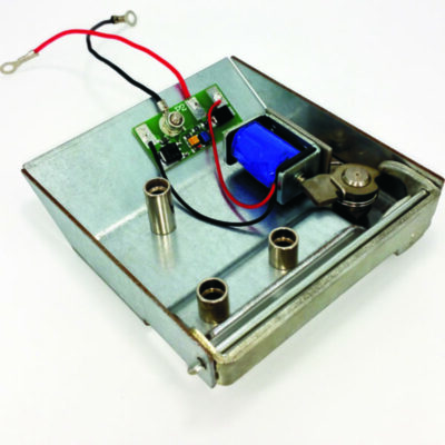 Electronic lock with solenoid